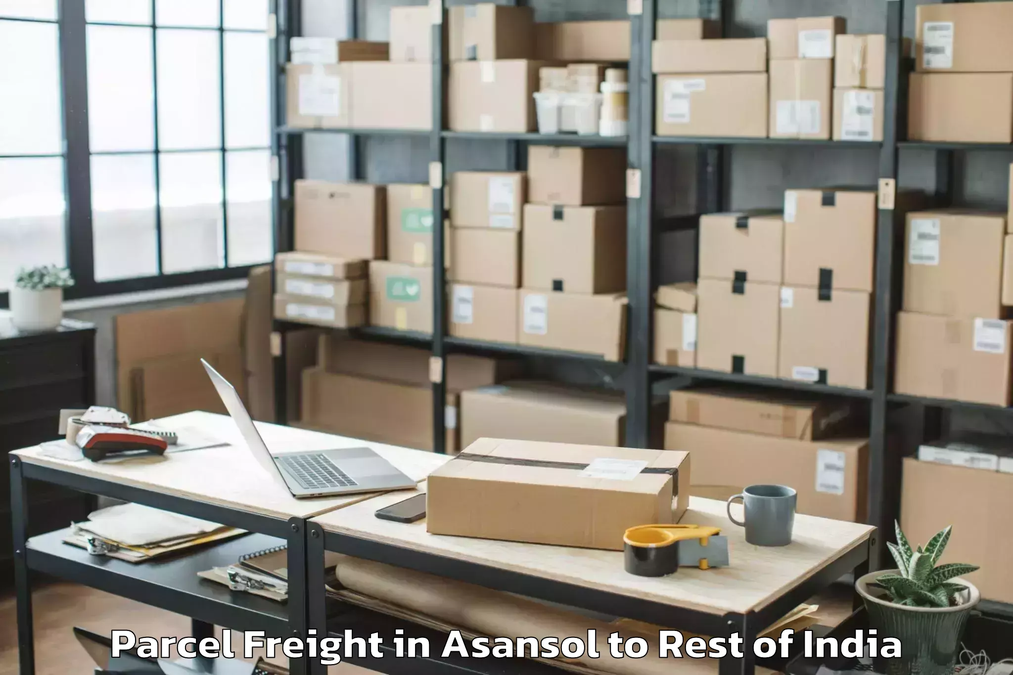 Discover Asansol to Anantnag Parcel Freight